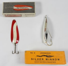 (2) VTG FISHING LURES in BOXES