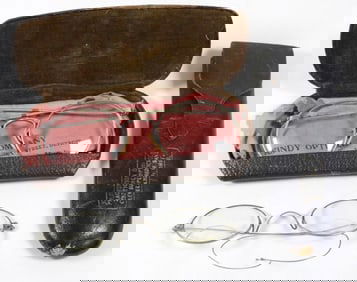 (2) PAIR ANTIQUE EYE GLASSES