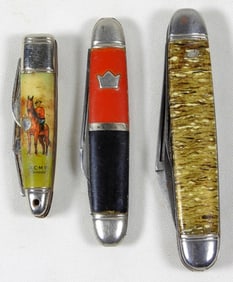 CANADA MOUNTIE KNIFE, (2) VINTAGE KNIVES