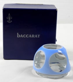 BACCARAT CRYSTAL HERBERT HOOVER PAPERWEIGHT