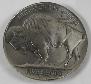 1979 BUFFLO NICKLE BELT BUCKLE
