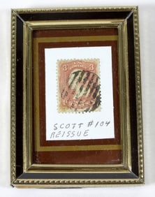U.S. STAMP SCOTT #104 REISSUE 3c 1875