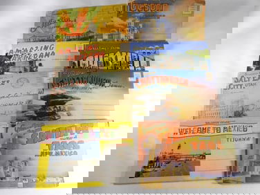 (7) DESTINATION POSTCARD PACKETS