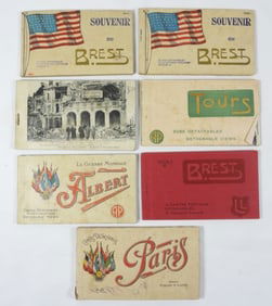 (7) BOOKLETS of DETACHABLE POSTCARDS