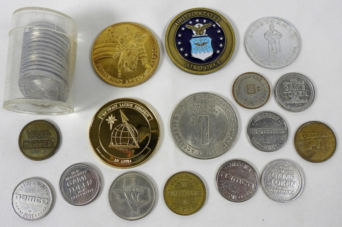 SHELL's PRESIDENT GAME & TOKENS: CASINO, GAME TOKENS, SHELL'S COINS & MORE