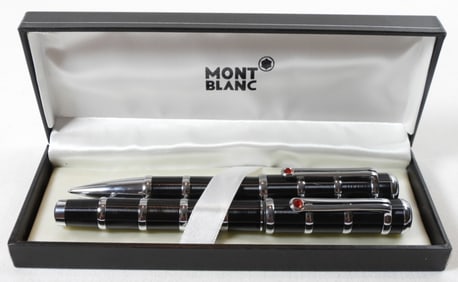 MONT BLANC PEN SET IN BOX