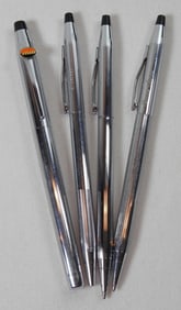 CROSS SILVER BALL POINT & ROLLERBALL PENS