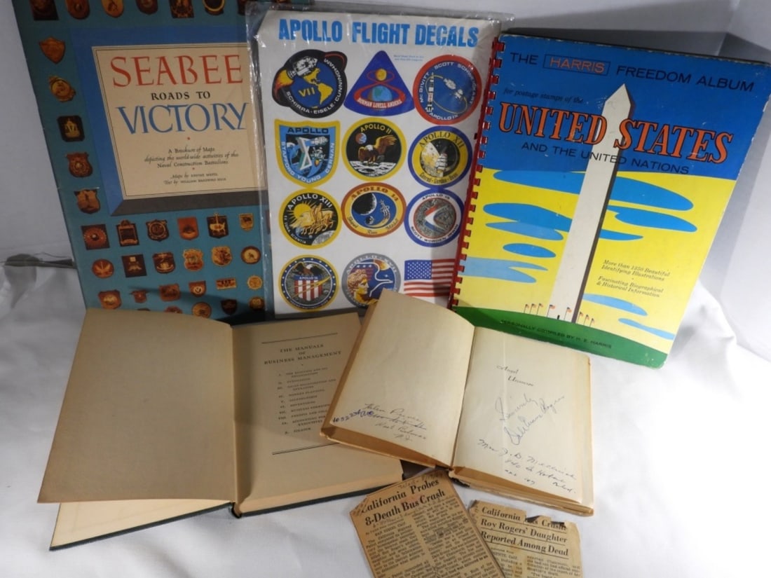 U.S. STAMP COLLECTION, APOLLO DECALS, (1 of 5)