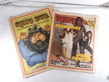 (2) ROLLING STONES NEWSPAPERS