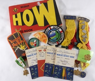 SCOUT LOT - WEBELOS, GIRL & BOY SCOUTS