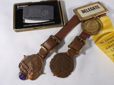 UNITED STEEL WORKERS ZIPPO KNIFE &