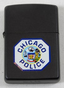 1994 UNSEALED FIRED ''CHICAGO POLICE'' ZIPPO