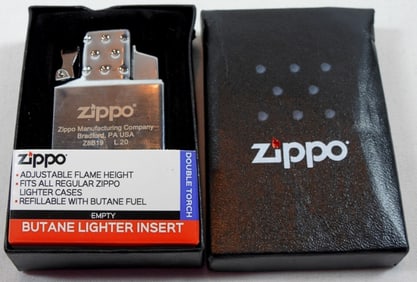 YEAR UNKNOWN FIRED ZIPPO TORCH LIGHTER