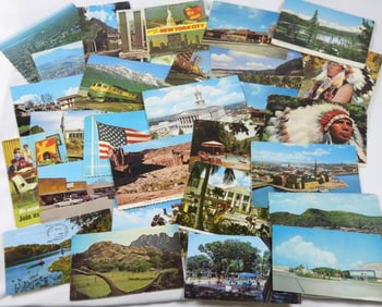 (30) VINTAGE POSTCARDS-VARIOUS TYPES