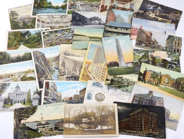 (30) VINTAGE POSTCARDS-VARIOUS TYPES