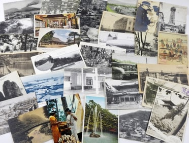 (30) VINTAGE POSTCARDS-VARIOUS TYPES