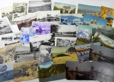 (30) VINTAGE POSTCARDS-VARIOUS TYPES