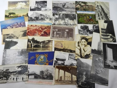 (30) VINTAGE POSTCARDS-VARIOUS TYPES
