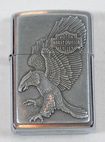 1998 UNSEALED FIRED ''HARLEY DAVIDSON'' ZIPPO
