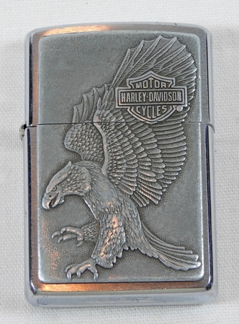 1998 UNSEALED FIRED ''HARLEY DAVIDSON'' ZIPPO (1 of 4)