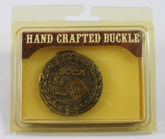 1984 SCCA BELT BUCKLE
