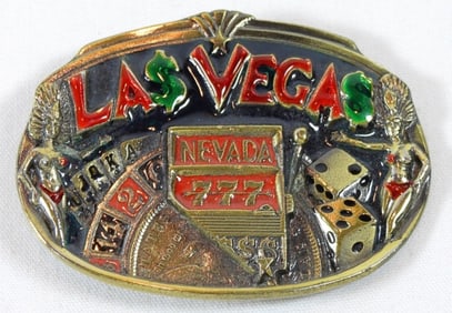 LAS VEGAS NEVADA BELT BUCKLE