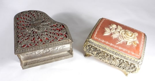 VINTAGE MUSIC JEWELRY BOXES