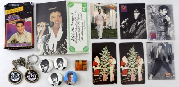 VINTAGE ELVIS MEMORABILLIA LOT