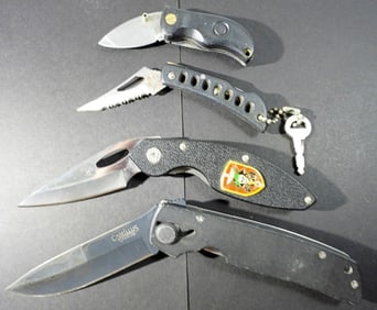 (4) POCKET KNIVES