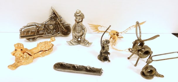 METAL LOT - ITALY CLOWN, POODLE, CYCLE