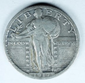1917 T-2 STANDING LIBERTY QUARTER