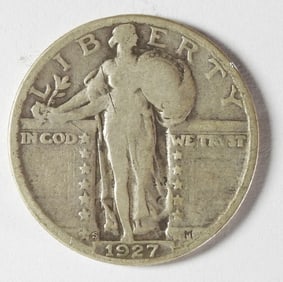 1927-S STANDING LIBERTY QUARTER