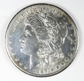 1889-S MORGAN SILVER DOLLAR
