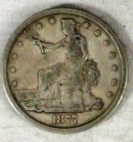 1877-S SEATED SILVER DOLLAR