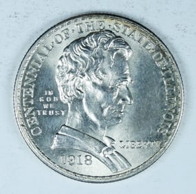 1918 LINCOLN COMMEM HALF DOLLAR
