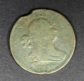 1806 DRAPED BUST HALF CENT