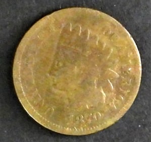 1870 INDIAN HEAD CENT GOOD+