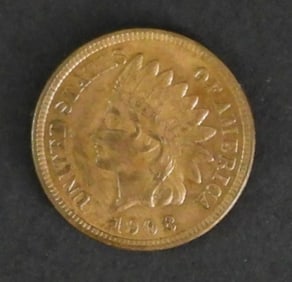 1908 INDIAN HEAD CENT XF