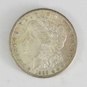1889-S MORGAN SILVER DOLLAR