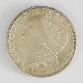 1893 MORGAN SILVER DOLLAR
