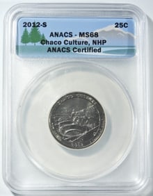 2012-S ATB CHACO 25C ANACS MS-68