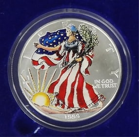1999 COLORIZED AMERICAN SILVER EAGLE