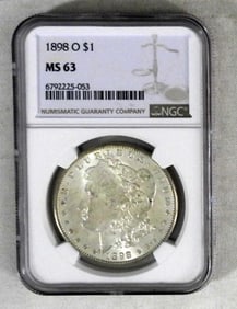 1898-O MORGAN DOLLAR NGC MS-63