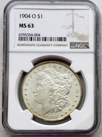 1904-O MORGAN DOLLAR NGC MS-63