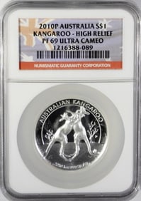 2010 AUSTRALIA S$1 PF69 ULTRA CAMEO