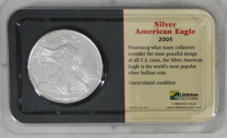 2005 SILVER EAGLE BU IN LITTLETON PACK