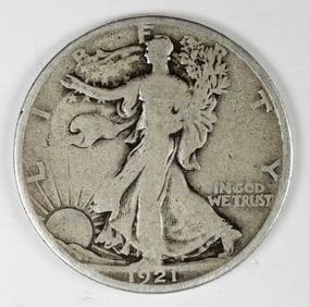 1921-S LIBERTY WALKING HALF DOLLAR