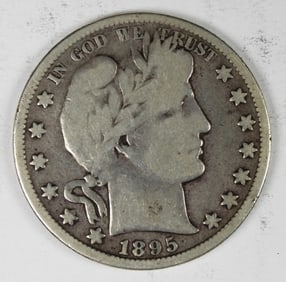 1895 BARBER HALF DOLLAR