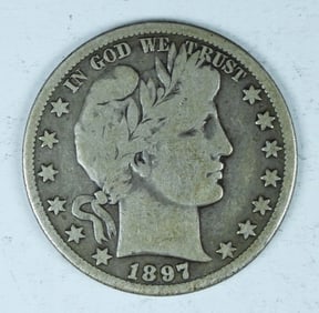 1897-O BARBER HALF DOLLAR