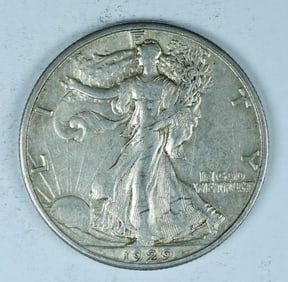 1929-S WALKING LIBERTY HALF DOLLAR